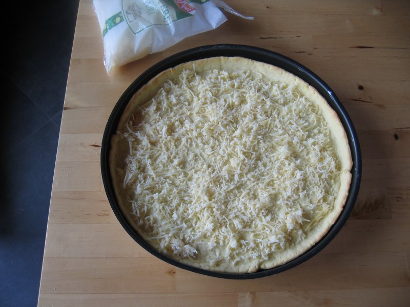 le fond de tarte avec le fromage rp