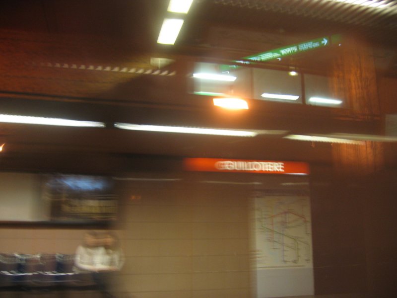 métro Guillotière, à Lyon