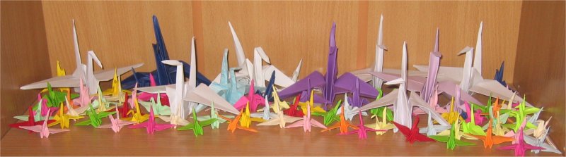 Mes 100 premières grues en origami